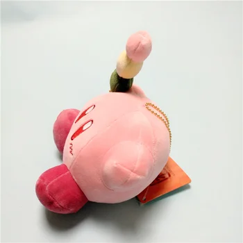 10-17cm Kawaii Kirby Plys Legetøj Sød Pink Kirby-Spil Karakter Bløde Udstoppet Dukke Toy Populære Fyldte Plys Vedhæng Nøglering Gave