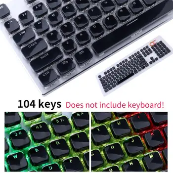 104 Nøgler Holdbar Dekorative Udskiftning Fashion Hjem Mekanisk Tastatur Office-Baggrundsbelyst Computer Tilbehør Retro Gaming Keycap