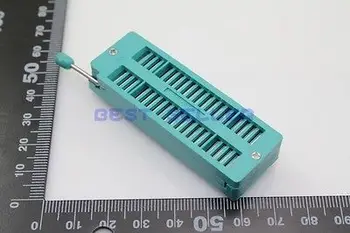 10stk 40 Pin Universal ZIF DIP Tester IC Test Socket smal GRØN