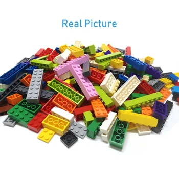 10stk DIY byggesten Tynd Tal Mursten 6x10 Prikker 12Color Pædagogiske Kreative Størrelse Kompatibel Med lego Legetøj for Børn