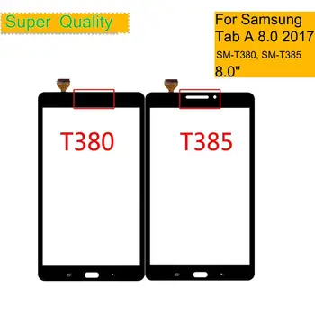 10stk/Masse Til Samsung Galaxy Tab ET 8,0 2017 SM-T380 T380 T385 Touch Screen Digitizer Panel Sensor Tablet Foran Ydre LCD-Glas