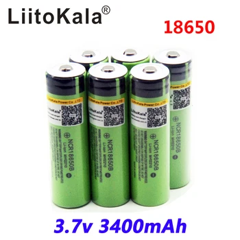 2017 NCR18650B liitokala 18650 3400 Batteri 3400 mAh 3,7 V Genopladeligt Li-ion Batteri til Panasonic Lanterne (IKKE PRINTET)