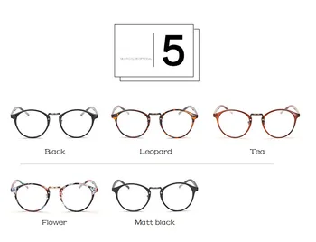 2020 Runde Nærsynethed Briller Kvinder Mænd Briller Briller -1.0 -1.5 -2.0 -2.5 -3.0 -3.5 -4.0 -4.5 -5