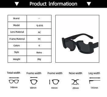 2021 Nye Ankom Hip Hop Solbriller Til Kvinder Mode Personlighed Retro Hul Hul Briller til Mænd af Høj Kvalitet Goggle solbriller UV