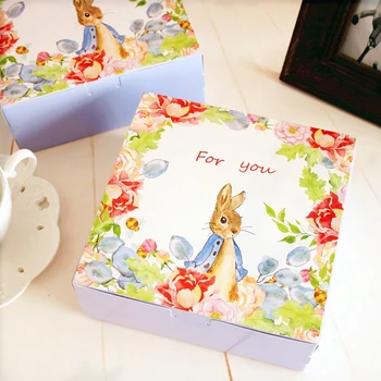 20PCS Sød Kanin Til Dig, Gave Papir Kasse Wedding Cake Box Emballage for Slik, Chokolade Cookie Kassen Karton Caixa