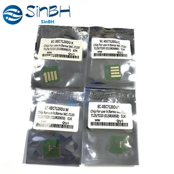 2Sets X CMYK 013R00657 013R00660 013R00659 013R00658 Tromme Reset Chip For Xerox WorkCentre 7120 7125 7220 7225 Tromleenheden Chip