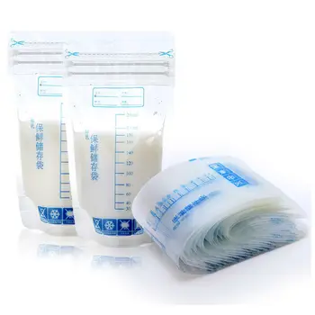 30stk 250ml Mælk fryseposer Mor Mælk Baby Mad Opbevaring af modermælk opbevaringspose BPA Gratis Baby-Safe Fodring Fodring Tasker