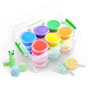 36 farver/set Polymer Ler DIY Slimes Kids Early Education Legetøj Kreative Farverig Modellervoks Børn Gave Bløde Luft Tørre Ler
