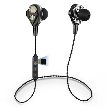 4 Højttalere 6D Stereo Trådløse Hovedtelefoner Bluetooth 4.1 Støtte hukommelseskort Øretelefon Sports Gaming Headset Med Mic
