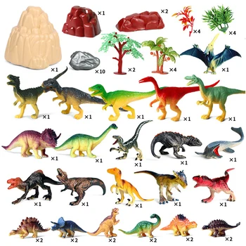 56pcs Dinosaurer indstillet Til Legoes Jurassic Dinosaur World Park Tyrannosaurus Rex Action Figur Bygning Kids Legetøj Gave