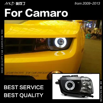 AKD Bil Styling Hoved Lampe for Chevrolet Camaro Forlygter 2009-2013 Camaro LED Kørelys KØRELYS Hid Bi-Xenon Auto Tilbehør
