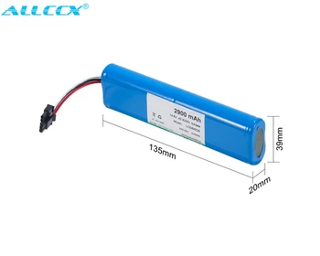 ALLCCX 2900mAh Vakuum Batteri til VIOMI V2 Pro,VRVCLMB21B, 14,8 V