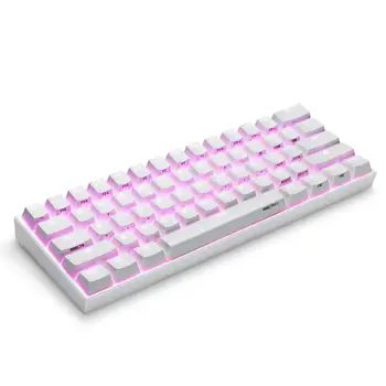 ANNE Pro2 Rød Blå Brun Skifte Gaming Keyboard Mini Bærbare Trådløse bluetooth-60% Mekanisk Tastatur Aftageligt Kabel