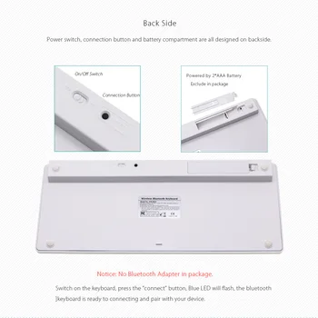 Arabisk Bluetooth Tastatur til iPad Pro, iPad Luft, Android Tablets, Mini Trådløse Tastatur til Laptop, Macbook Pro, Overflade