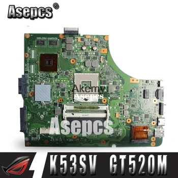 Asepcs K53SV Laptop bundkort Til Asus K53SV K53SC K53S K52F X52N A52F K53 Test oprindelige bundkort REV2.1/2.4/3.0/3.1 GT520M