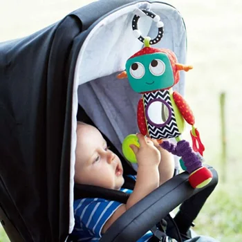 Baby Bløde Mobile Musical Legetøj Rangle Android Robot Baby Hængende Legetøj til Nyfødte 0-12 Måned Tidlig Pædagogisk Legetøj Dukke