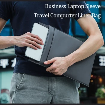 Baseus Laptop-Taske, til Macbook Air Pro Laptop Sleeve Magnetisk Switch Dobbelt-lag Notebook Cover Liner Sleeve 13 14 15 16 tommer