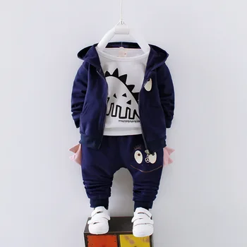 BibiCola Forår, Efterår Baby Boy Tøj Sæt Kids Tøj til Børn Tøj Sæt Baby Drenge T-shirts+Bukser 2STK Træningsdragt