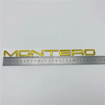 Bil Tilbehør Til Mitsubishi Montero SR LS Bageste Bagagerummet Emblem Bagklap Side Døren Fender Logo Ord Navneskilt Decal