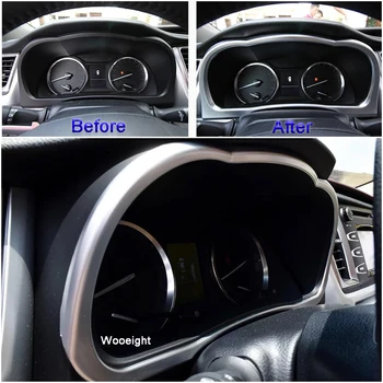 Bilen Instrumentbrættet Trim For Toyota Highlander / Kluger 2016 2017 Styling Krom Instrument Panel Frame Cover
