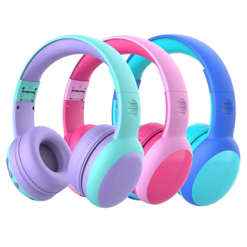 Bluetooth Børn Hovedtelefoner Med Mikrofon Children ' s Trådløse Headsets Med 85dB Begrænset Mængde høreværn