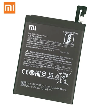 BN43 BN41 BM45 BM46 BN45 Batteri Til Xiaomi Redmi Note 5 4 4X 3 2 2 Note3 Note4 Note4X Udskiftning af Lithium-Polymer-Batería