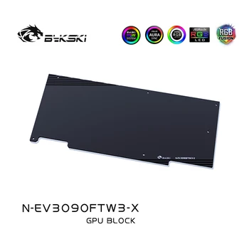 Bykski N-EV3090FTW3-X,3080 3090 GPU Vand Køling Blokere For EVGA RTX3090 3080 FTW3 ULTRA GAMING grafikkort,VGA Køler A-RGB