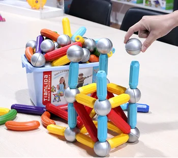Børn, der er Magnetisk Stick DIY Legetøj til Børn Magnetiske Stav Designer byggesten Sæt Børns Uddannelsesmæssige at Samle Legetøj