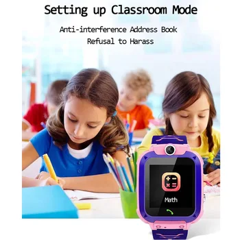 Børn er Smart Ur Kids Telefon Se Smartwatch For Drenge og Piger Med Sim-Kort Foto Vandtæt IP67 Gave Til IOS Android