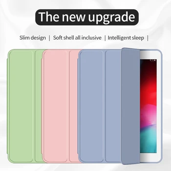 Candy Farve Ipad Case Til iPad Mini 1 2 3 5 Blød Silikone Tilbage Funda Beskyttende Cover iPad 7th Generation Tilfælde Tablet Pro 12 9