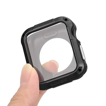 Chok Modstå Cover Case til Apple Ur 6/5/SE 40 44MM Protector Bumper Frame Tilbehør til iWatch 4/3/2/1 38 42MM Protector