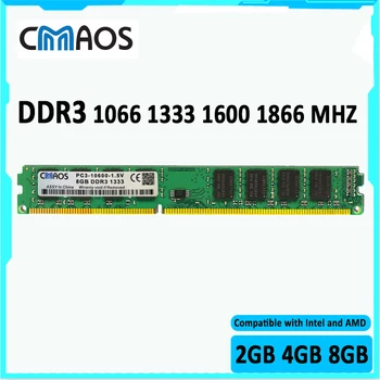 Cmaos Ram 8 gb 4 GB 2 GB DDR3 Desktop-Ram-Hukommelse PC3 4G 8G 2G Memoria 1066 Ram 1333 Til 1600 1866 Computer PC-DIMM-Bundkort hukommelse