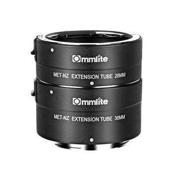 COMMLITE CM-OPFYLDT-NZ 26mm/36mm Automatisk Makro forlængerrør til Nikon Z-Mount-Kameraer og Linser
