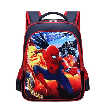 Disney tegnefilm Mickey mouse rygsæk Animationsfilm børns skole taske folkeskole elever reducere byrden schoolbags Spiderman