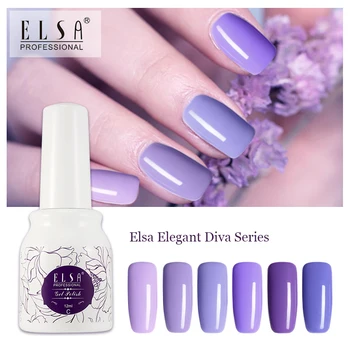 Elsa UV Gel Nye Ankomst Nail Art Tip Design Manicure 29 Farver, UV-LED-Soak Off Emalje Gel Polish Lak Lak i RU Lager