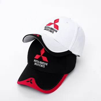 Engros 2020 Ny 3D-Mitsubishi Hat Cap Bil logo MOTO GP Racing F1 Baseball Cap, Hat Justerbar Casual Trucket Hat CJ01