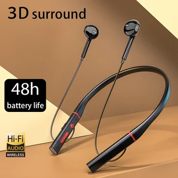 For Xiaomi Huawei iPhone Musik Trådløst Bluetooth Stereo Hals Headset Apple Android-System, der er Kompatibelt Vandtæt med Mikrofon