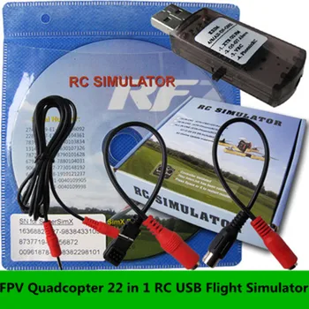 FPV Quadcopter 22 i 1 RC USB-Flight Simulator Kabel til Realflight G7 G6 G5.5 G5 5.0 Opgraderet RC Simulere Helikoptere