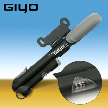 GIYO GP-43S Mountainbike-Road Cykel Pumpe Barometer, der Måler 100 PSI Højt Pres Mini Cykling Luft Pumper (A/V) (F/V)