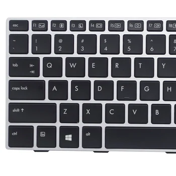 GZEELE OS Laptop Tastatur til HP EliteBook Revolve 810 G1 810 G2 810 G3 tastatur baggrundslys D7Y87PA 706960-001 OS Tastatur SØLV