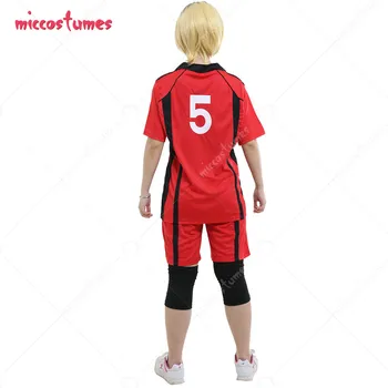 Haikyuu!! Nekoma Høj Kozume Kenma Cosplay Kostume Volleyball Uniform