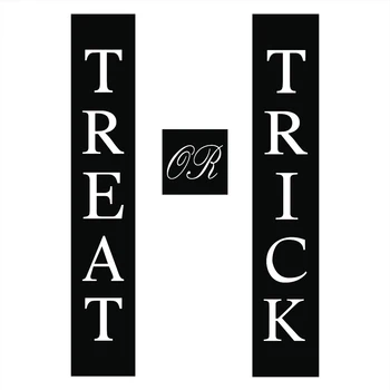 Halloween-Banner Trick eller Behandle Flag Hjem Døren Tegn Døren Veranda Indretning Dekorationer Kostume, Sjovt Legetøj For Prop Spil Dekorere Gave