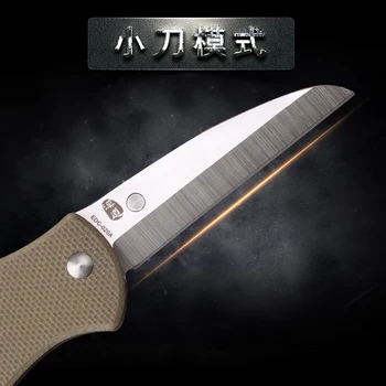 HX UDENDØRS EDC-020 Mini Kniv Bærbare Multi-funktion Sabel, nøglering Saks Folde Kniv Udendørs Værktøj