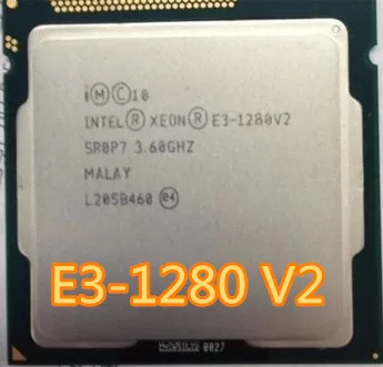Intel Xeon-Processor E3-1280 v2 E3 1280 v2 e3-1280 V2 8M Cache, 3.6 GHz Quad-Core Processor LGA1155 Desktop CPU