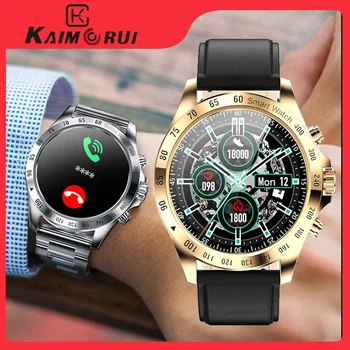 Kaimorui Smart Ur Mænd, Kvinder, herreur armbåndsur,Fuld Touch-Skærm Sport Trænings-og Vandtæt Smartwatch Til apple Android