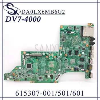 KEFU DA0LX6MB6G2 Laptop bundkort til HP DV7-4000 oprindelige bundkort HM55 615307-001 615307-501 615307-601