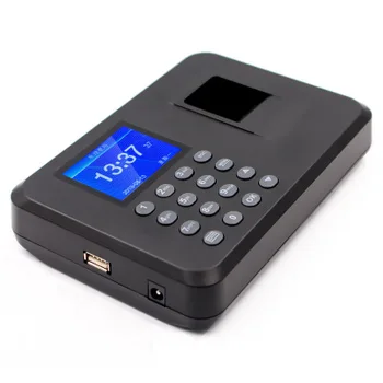 Kontor Intelligent Password Deltagelse Maskine Biometrisk Fingeraftryk Medarbejder Kontrol-i-Optager DC 5V Tid Fremmøde Ur