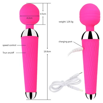 Kraftfulde Magiske Tryllestav AV Vibrator Sex Legetøj for kvindens Klitoris Stimulator Sex Butik, legetøj for voksne G Spot vibrator Dildo til kvinde