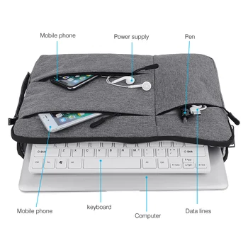 Laptop Taske Til Macbook Air Pro Retina 11 12 13 14 15 15.6 tommer Laptop Sleeve Sag Bag PC Tablet Cover Notebook Taske