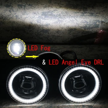 LED-tågelygter Cut-Line Linse for Suzuki SX4 S-Cross 2nd Gen.-2016 Angel Eye DRL kørelys Bil-Stying Hoved Lys